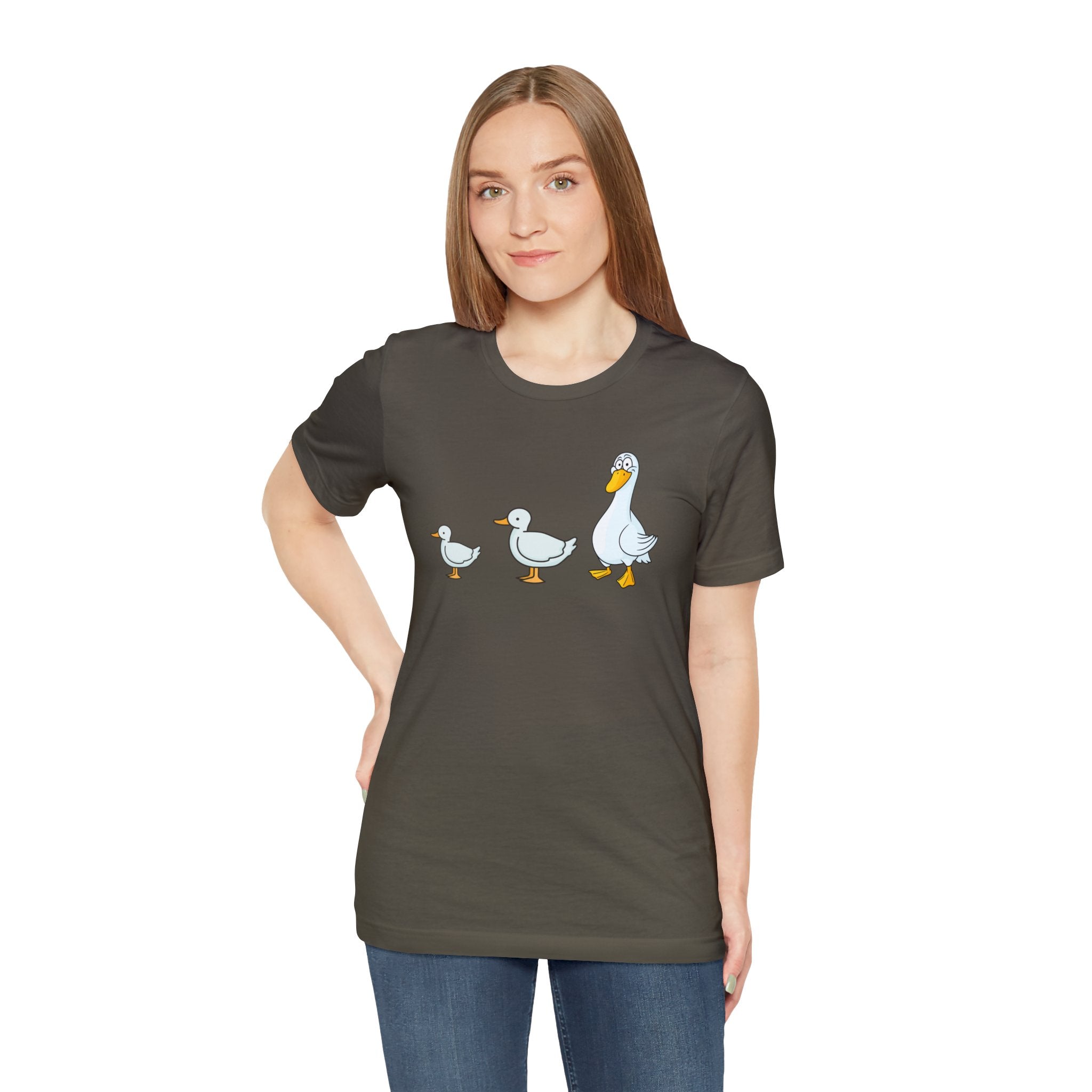 Funny Duck Duck Goose Unisex Short Sleeve Tee