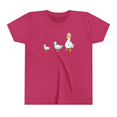 Youth Size Funny Duck Duck Goose Unisex Short Sleeve Tee