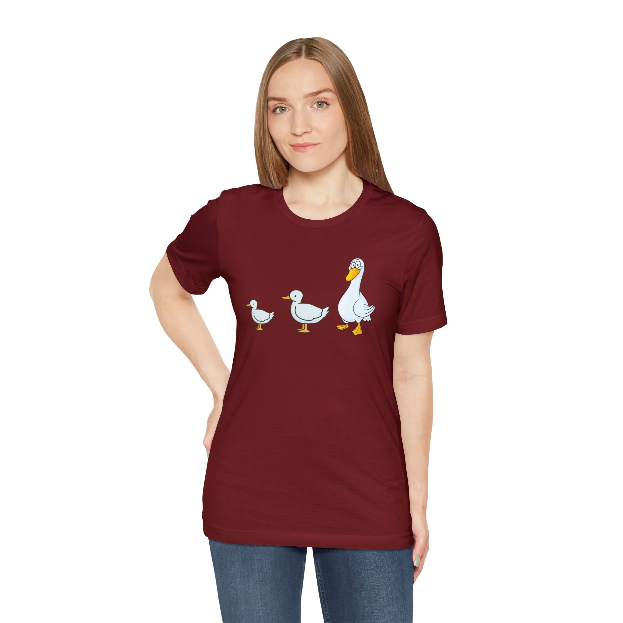 Funny Duck Duck Goose Unisex Short Sleeve Tee
