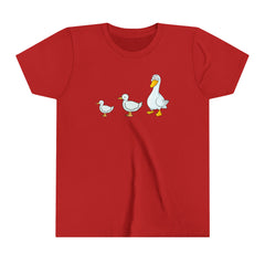 Youth Size Funny Duck Duck Goose Unisex Short Sleeve Tee