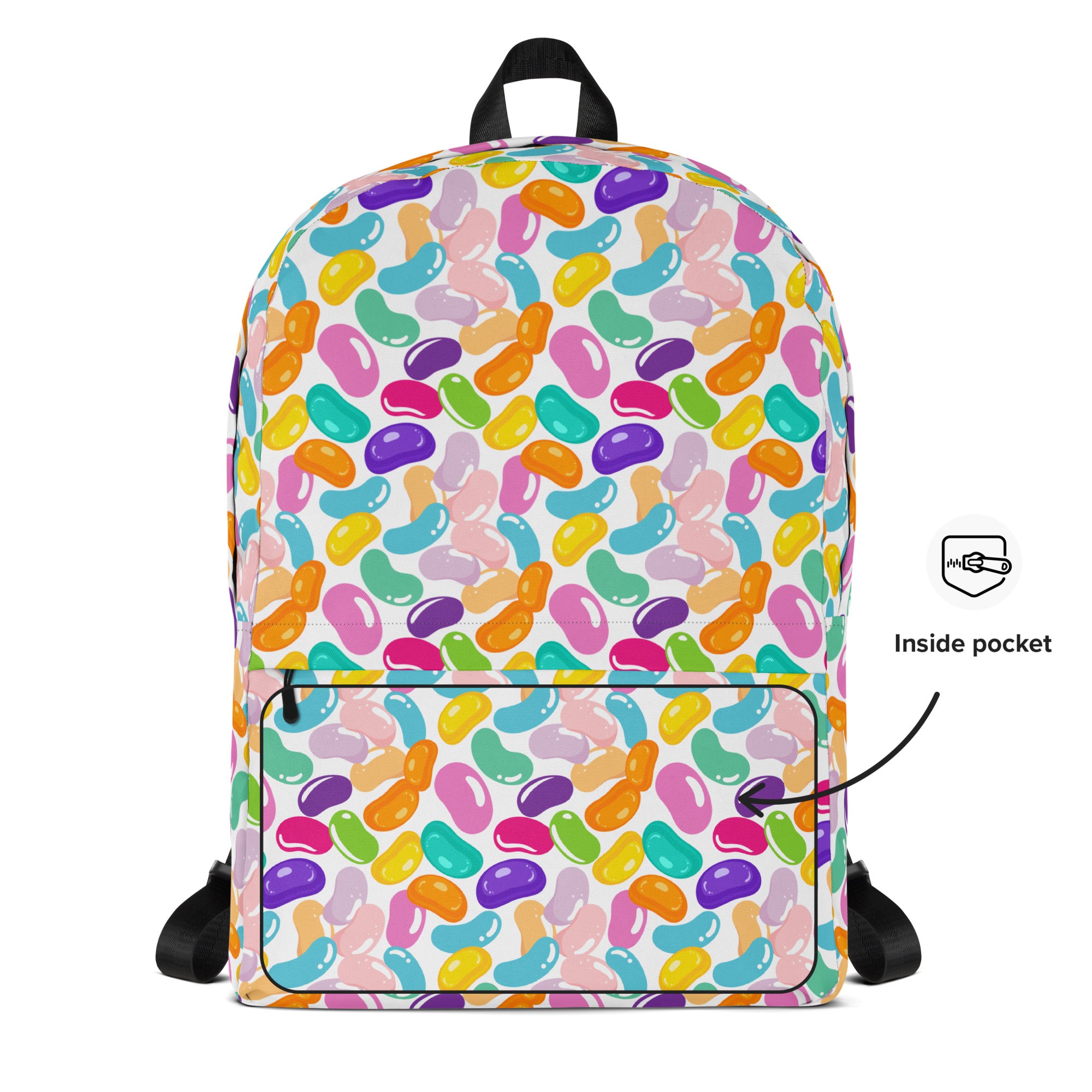 JellyBean All Over Print Pocket Backpack