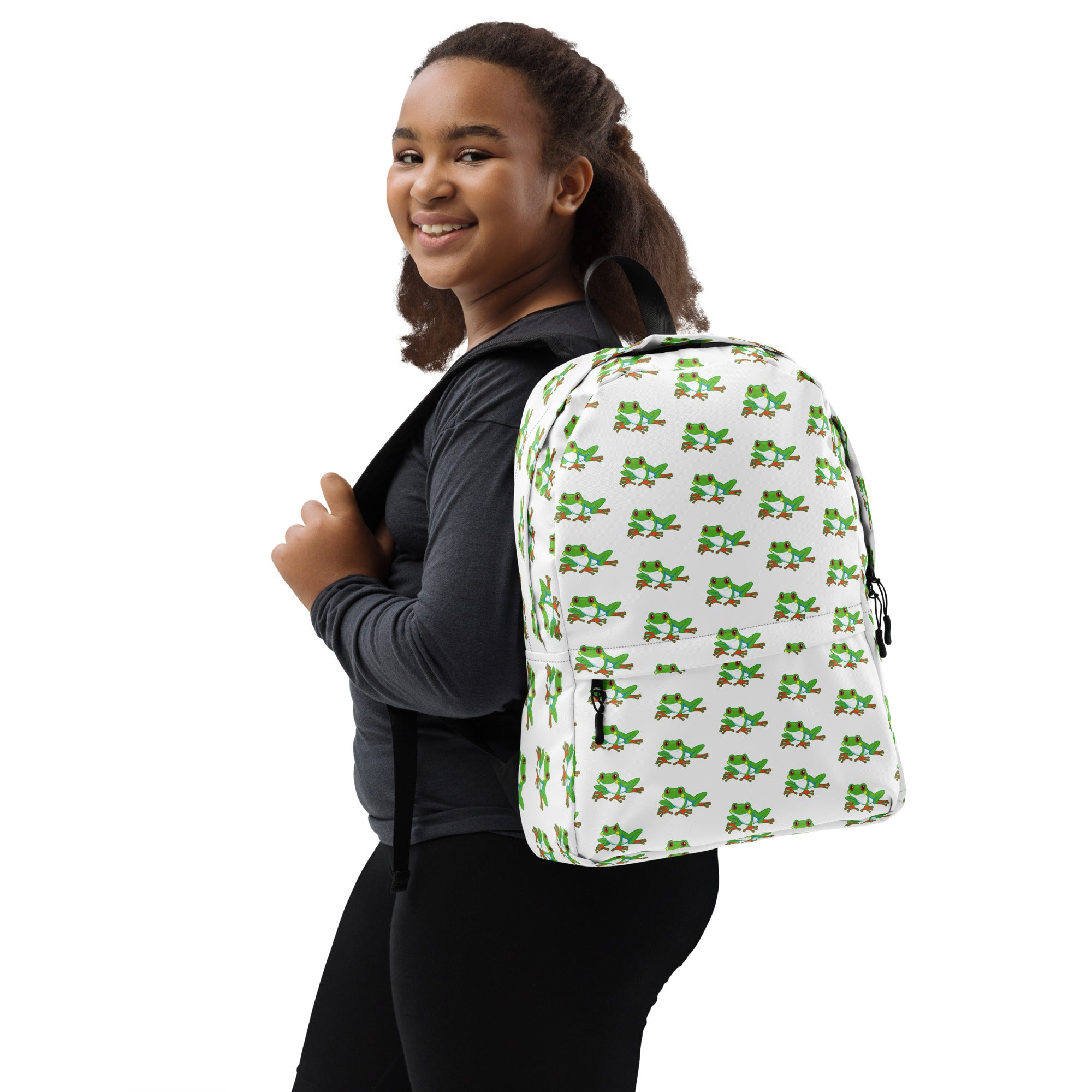 Fun Tree Frog Pocket Backpack