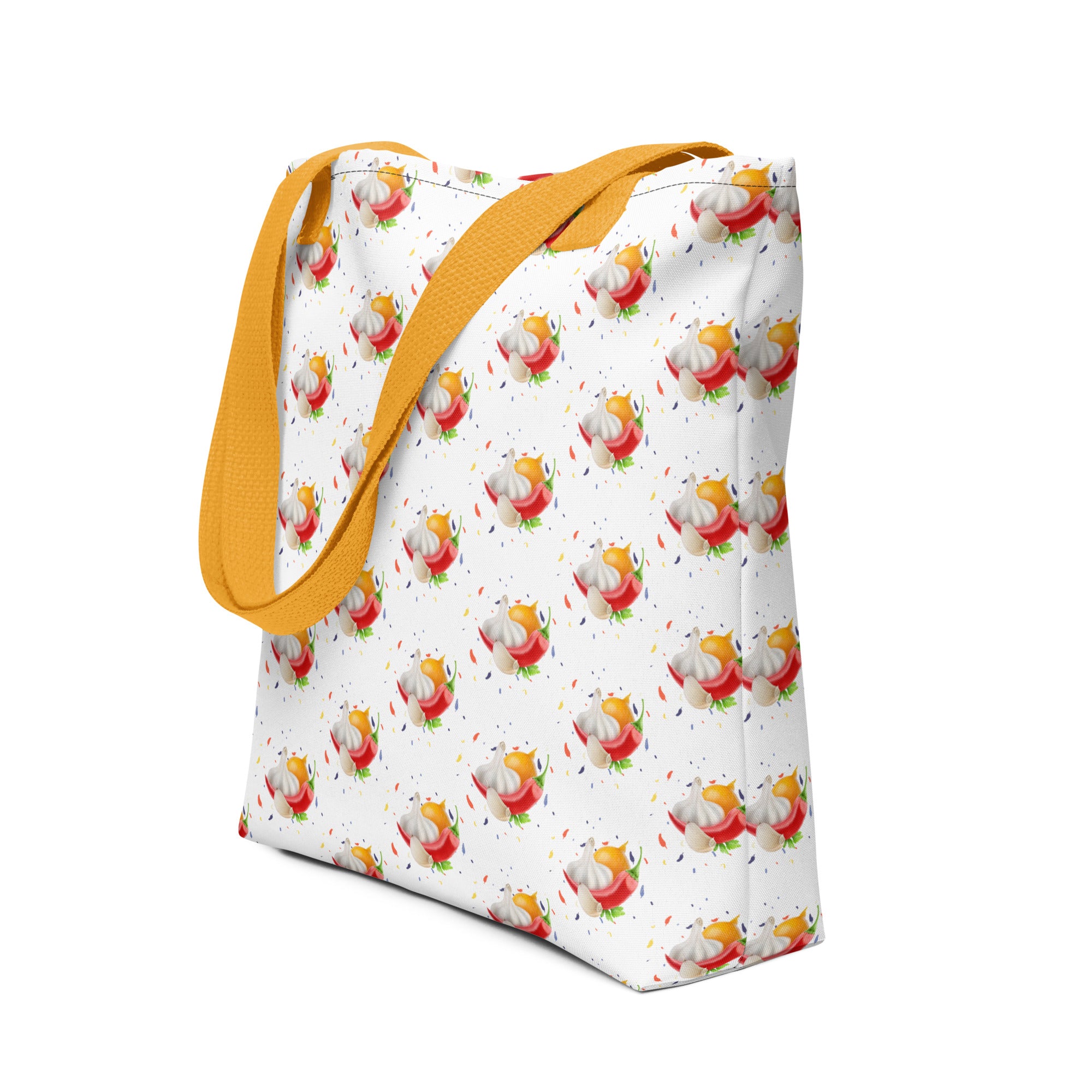 Funny Tote Bag Chili Chilis Garlic Tote bag Spicy food gift for someone who loves spicy food