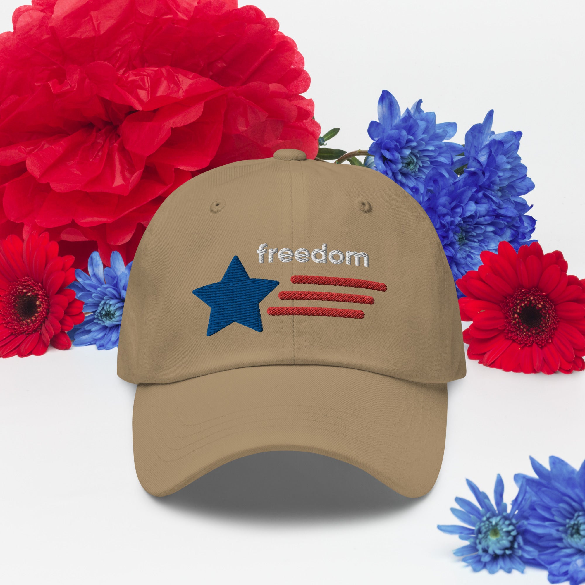 USA Flag Styled Freedom Baseball hat