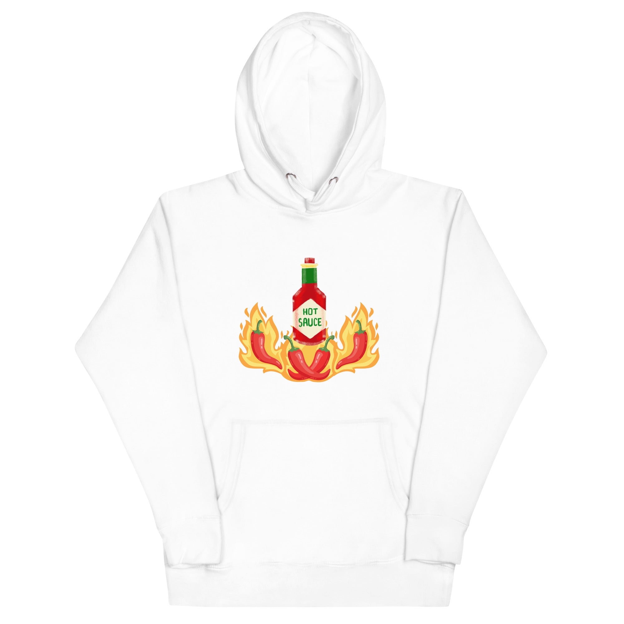 In the Fire Hot Sauce Chilis Unisex Hoodie gift for someone who loves hot sauce spicy chili food