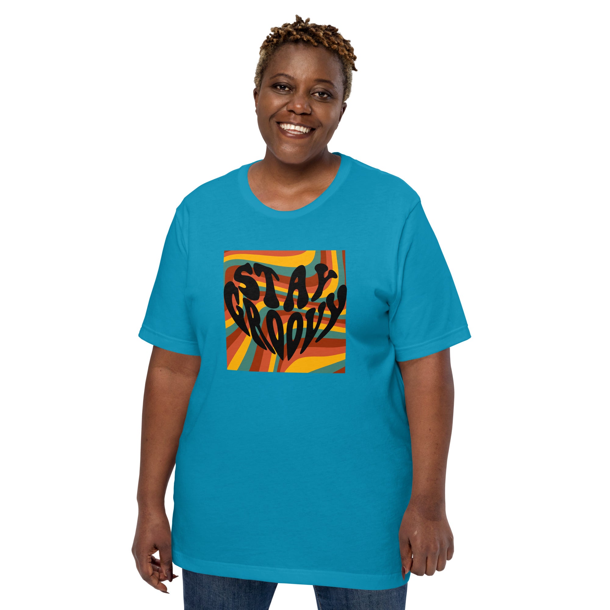 Fun Stay Groovy Hippie Unisex t-shirt Mother's Day Father's Day