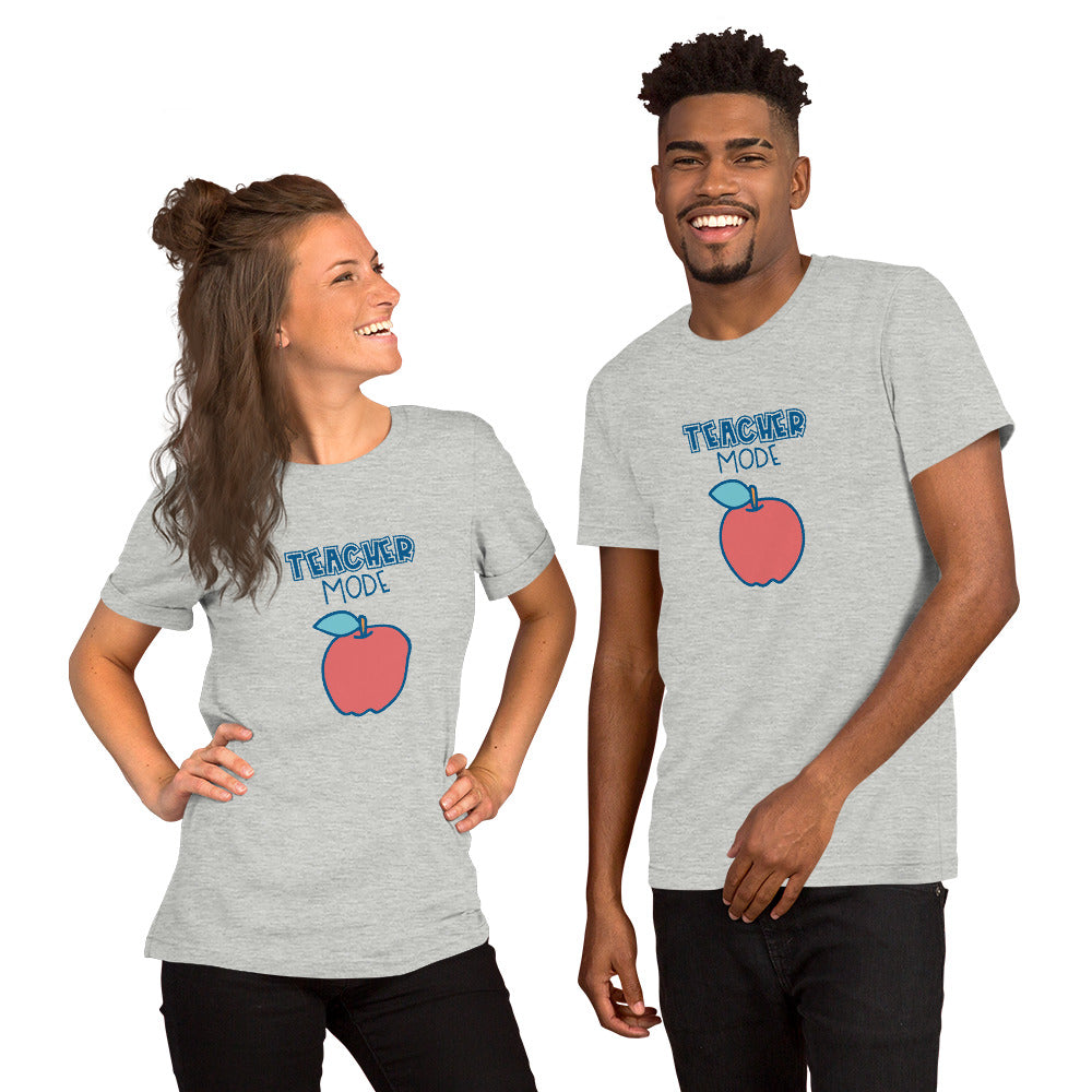 Teacher Mode Apple Unisex t-shirt gift for teachers homeschool
