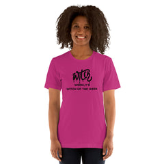 Witch Weekly's Witch of the Week Unisex  Short Sleeve Crew Neck t-shirt