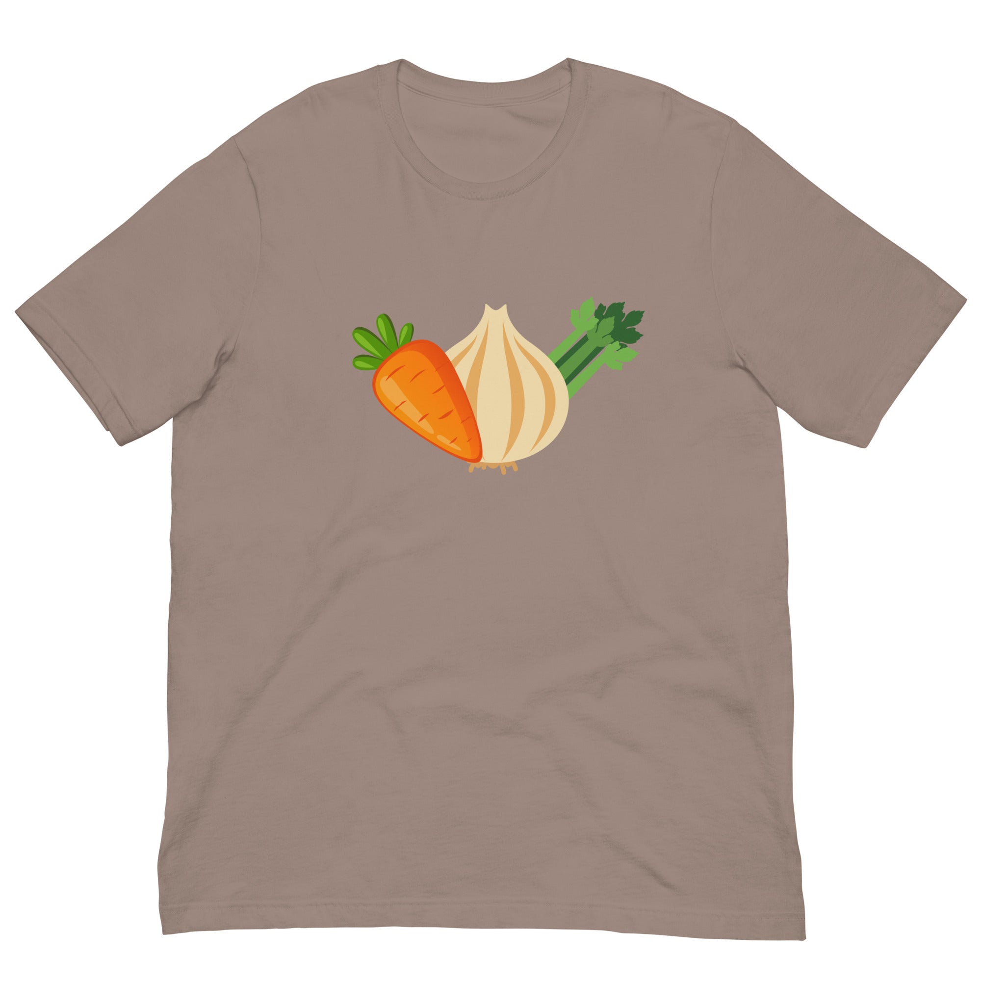 Mirepoix Carrots Onions Celery Unisex t-shirt Gift for Someone who loves to cook