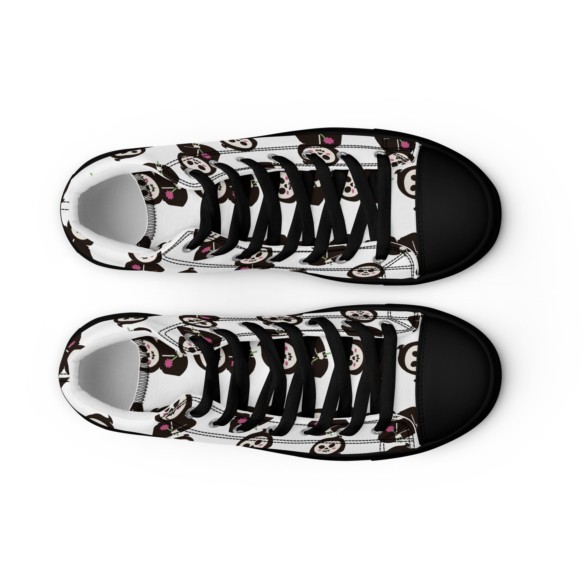 Halloween Ghost Face Women's High-Topped Shoes Sneakers