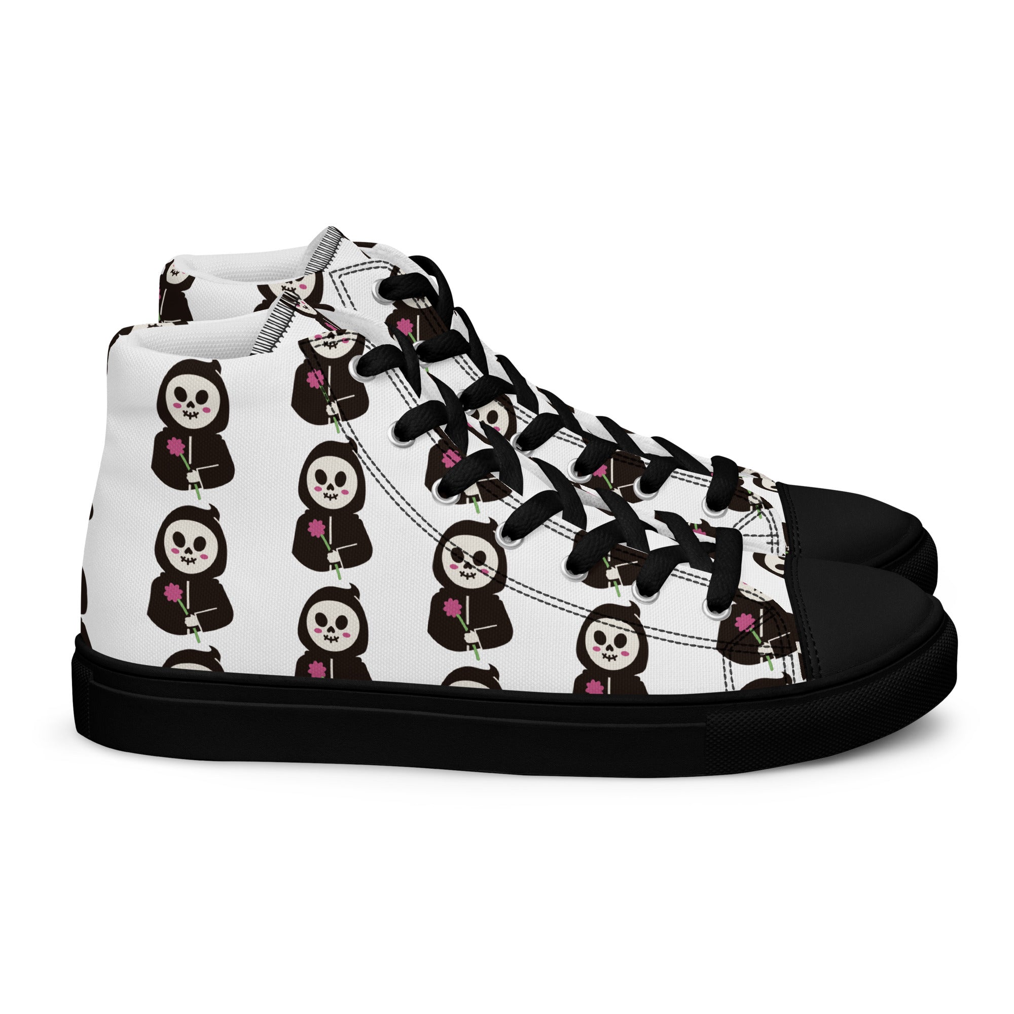 Halloween Ghost Face Women's High-Topped Shoes Sneakers