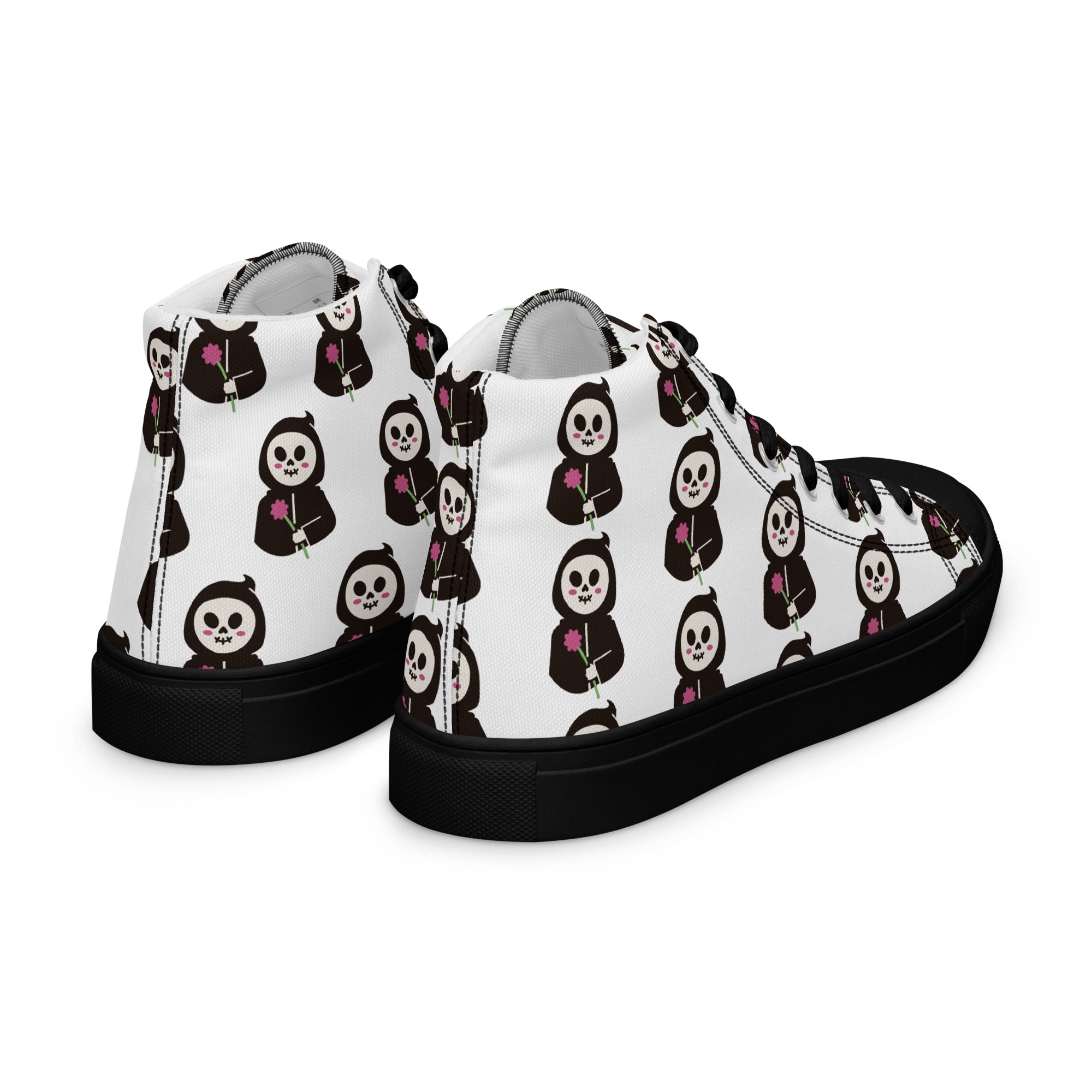 Halloween Ghost Face Women's High-Topped Shoes Sneakers
