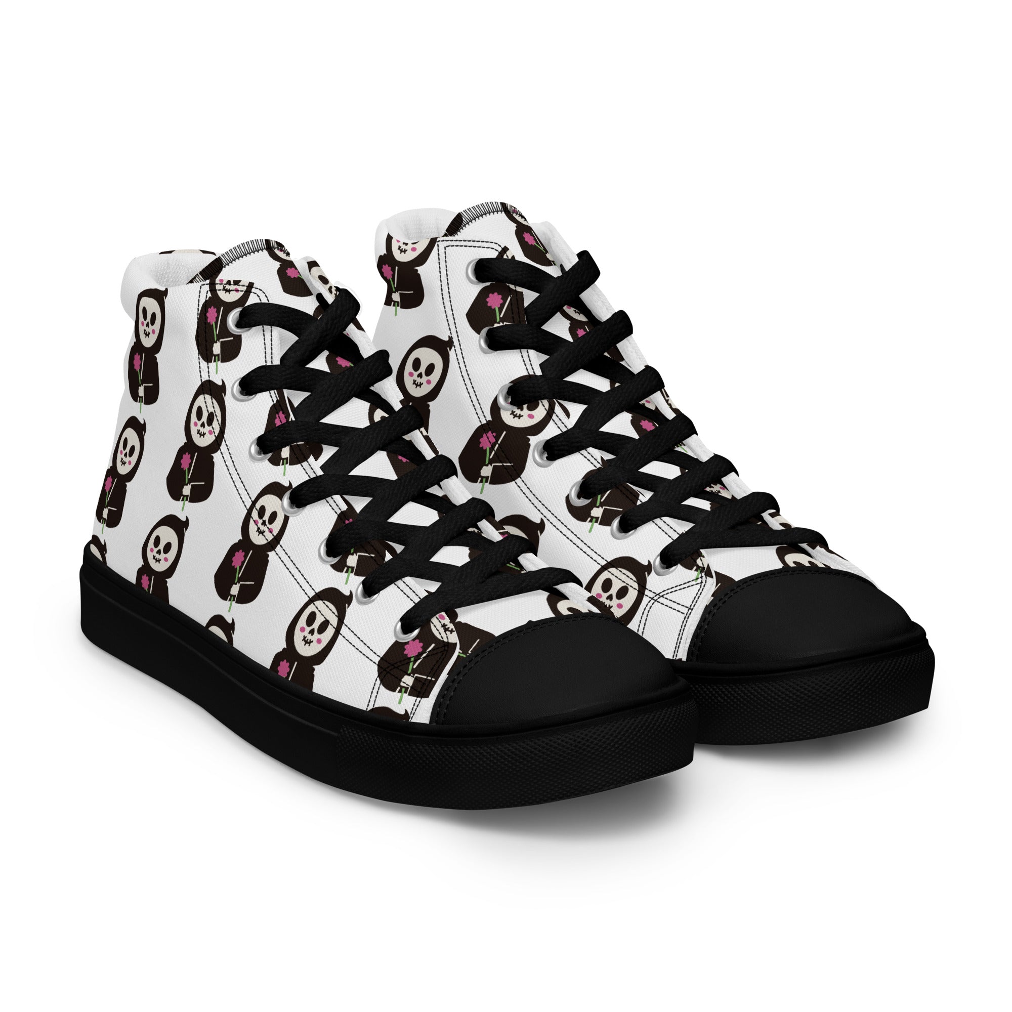 Halloween Ghost Face Women's High-Topped Shoes Sneakers