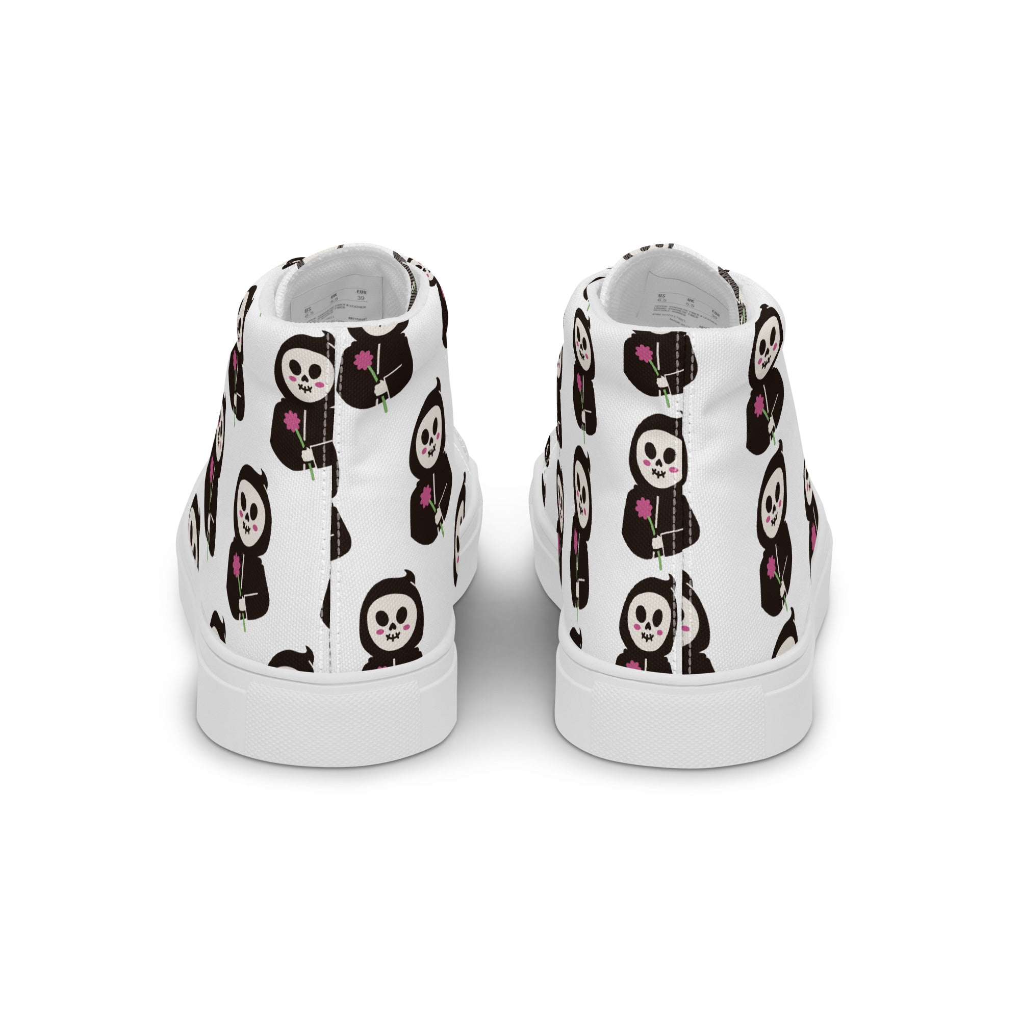 Halloween Ghost Face Women's High-Topped Shoes Sneakers