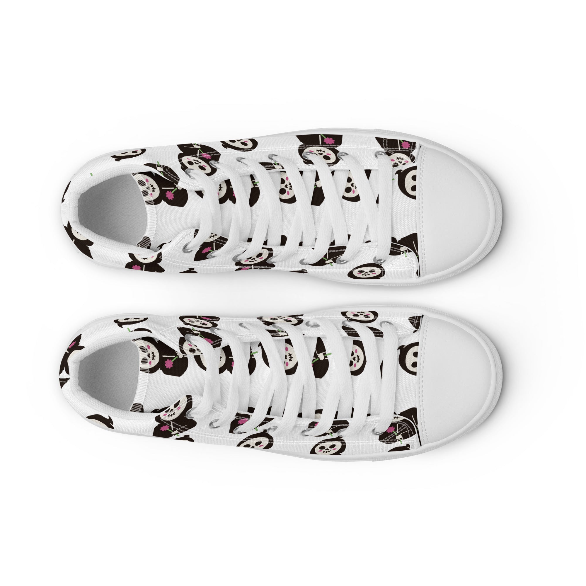 Halloween Ghost Face Women's High-Topped Shoes Sneakers