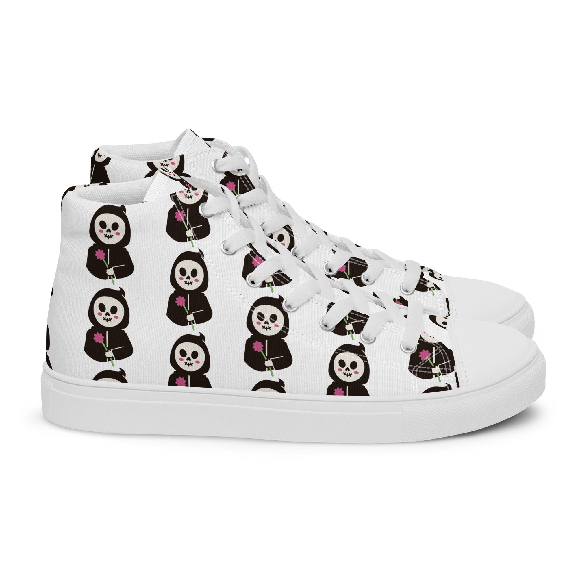 Halloween Ghost Face Women's High-Topped Shoes Sneakers