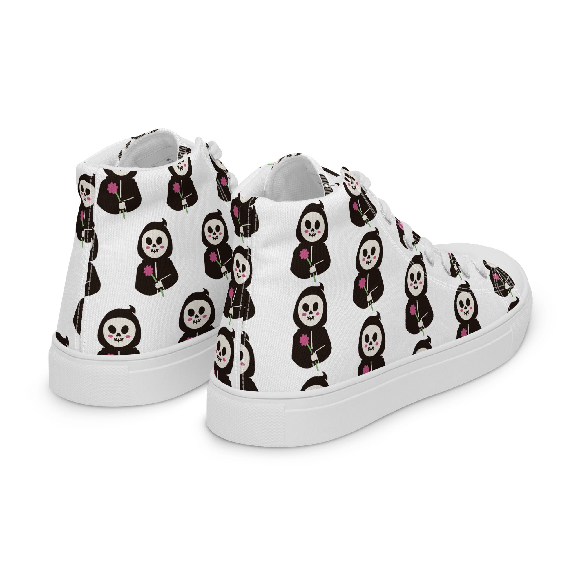 Halloween Ghost Face Women's High-Topped Shoes Sneakers