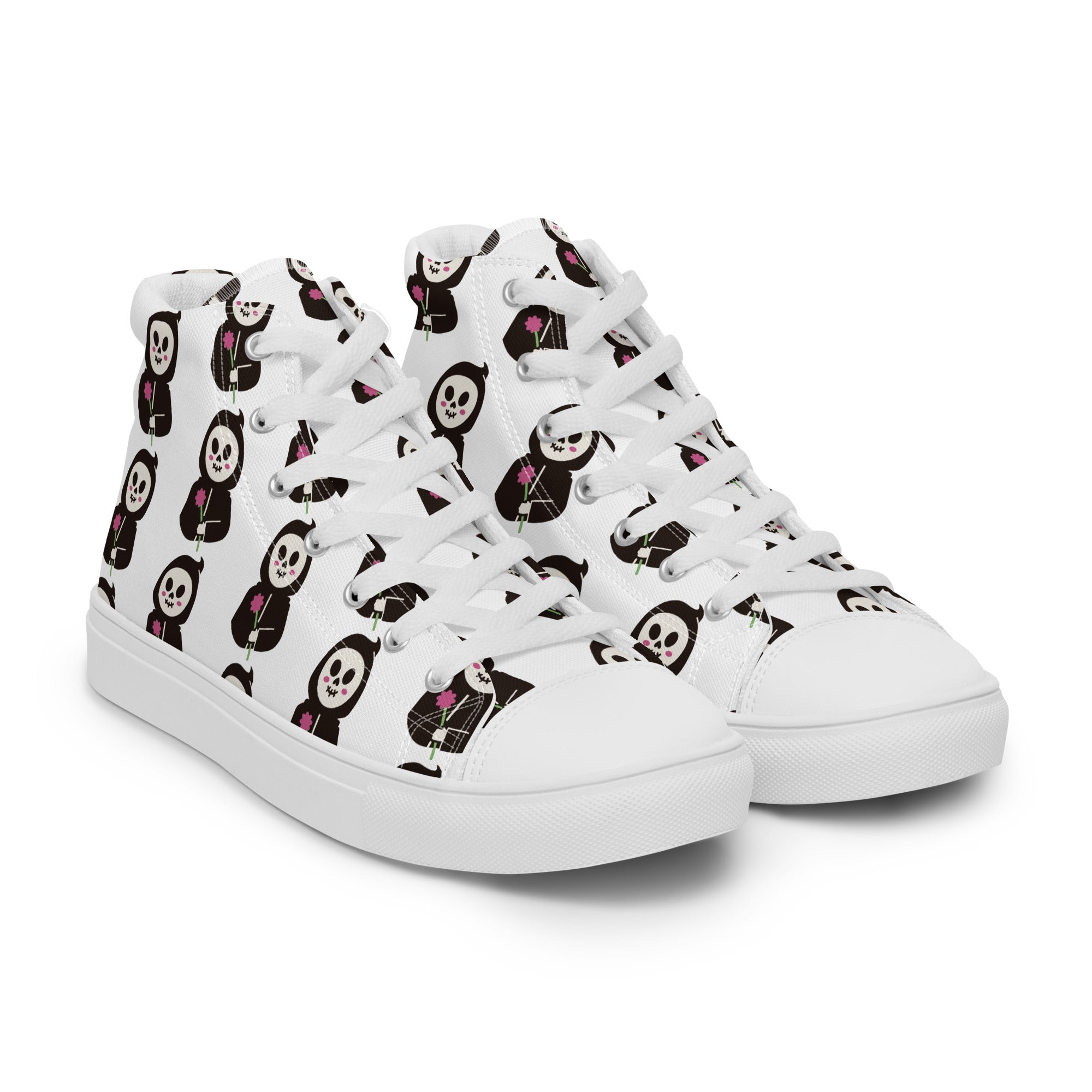 Halloween Ghost Face Women's High-Topped Shoes Sneakers
