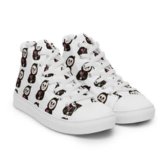 Halloween Ghost Face Women's High-Topped Shoes Sneakers