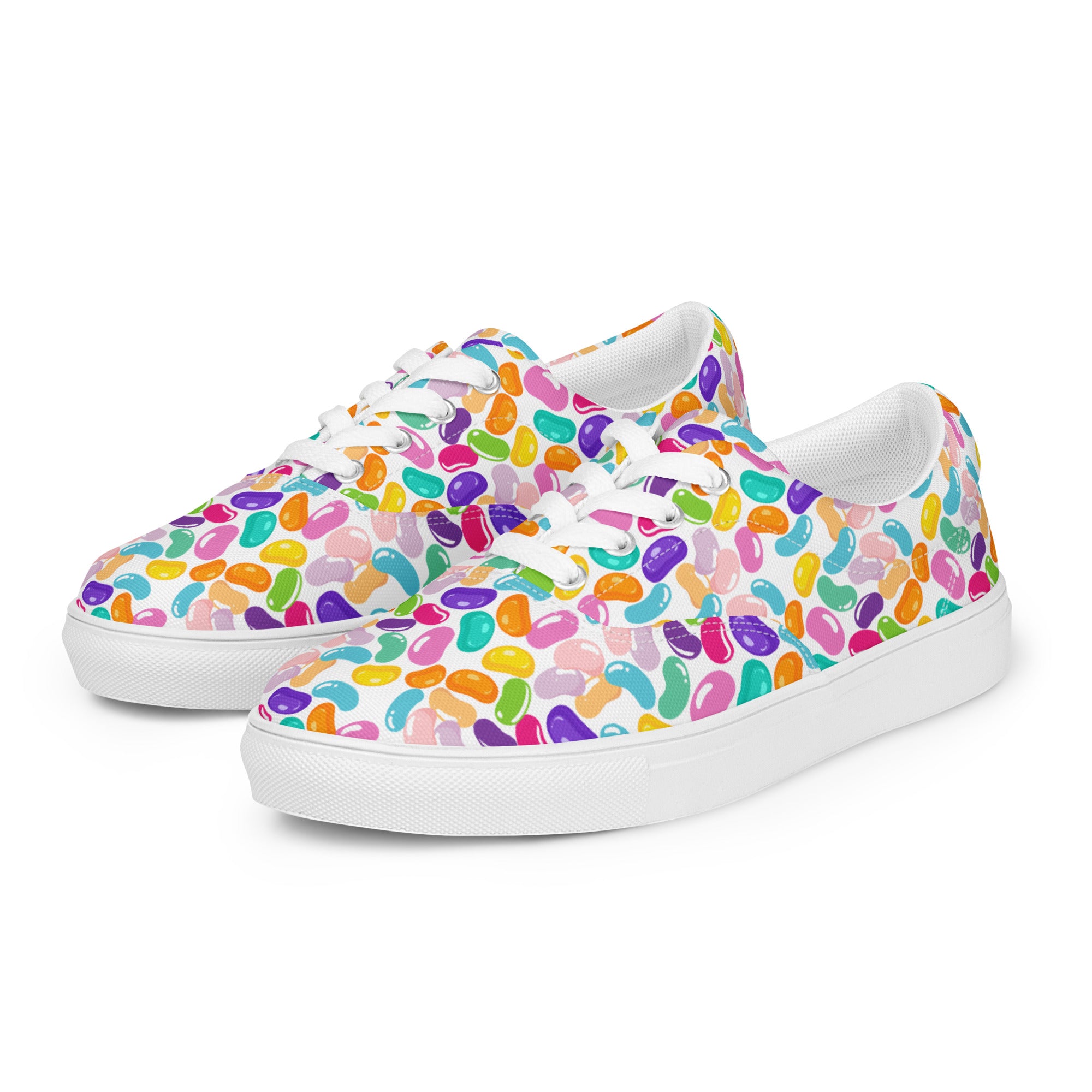 JellyBean All Over Print Women’s lace-up canvas shoes