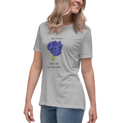 Victorian Flower Language Pea Flower Meet me by Moonlight Women's Relaxed T-Shirt