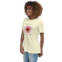Victorian Flower Language Peach Blossom My Heart is Thine Women's Relaxed T-Shirt My Heart is Yours