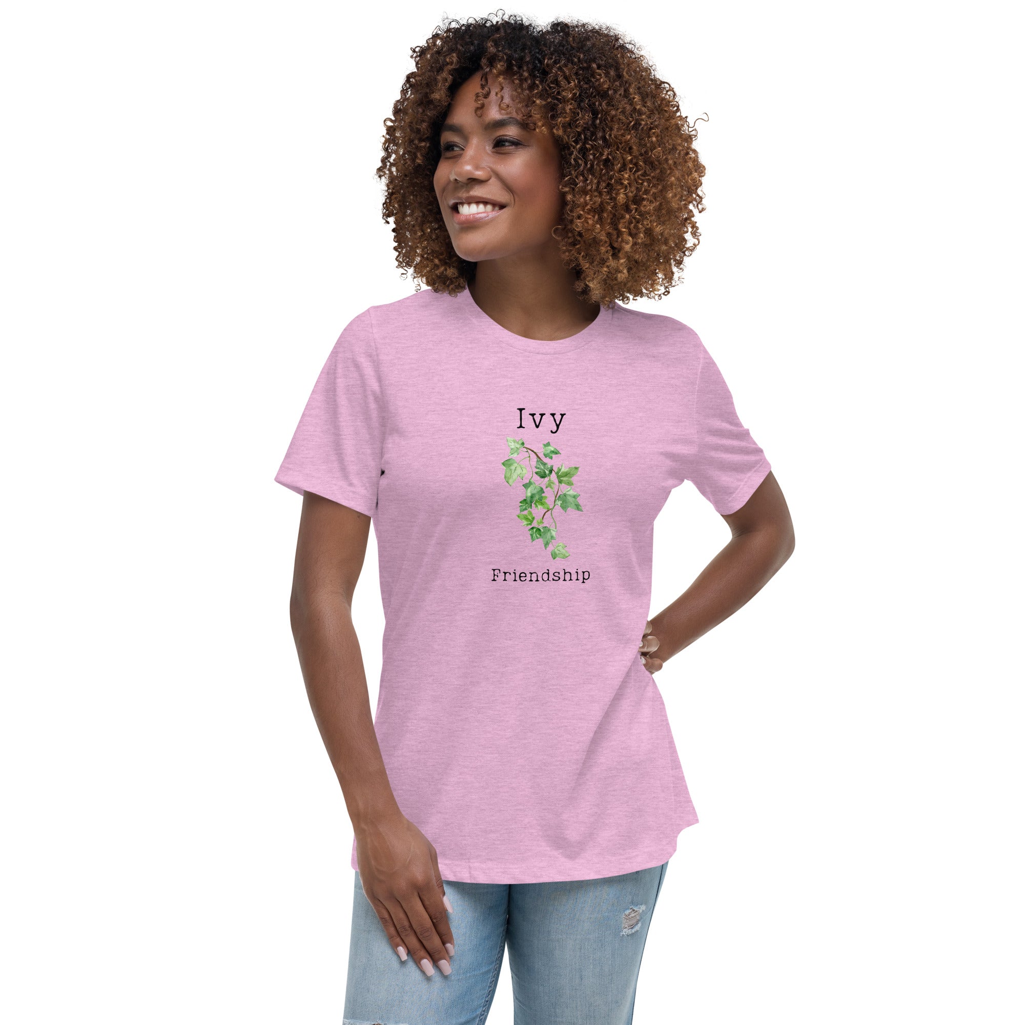Victorian Flower Language Ivy Friendship Women's Relaxed T-Shirt gift for friend BFF