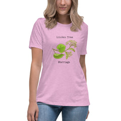 Victorian Flower Language Linden Tree Marriage Women's Relaxed T-Shirt