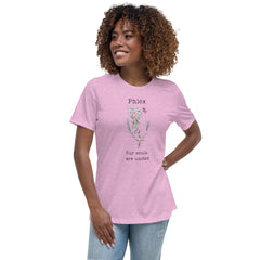 Victorian Flower Language Phlox Our Souls are United Women's Relaxed T-Shirt