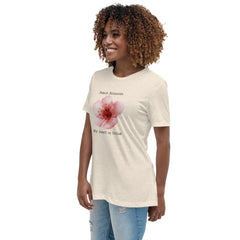 Victorian Flower Language Peach Blossom My Heart is Thine Women's Relaxed T-Shirt My Heart is Yours