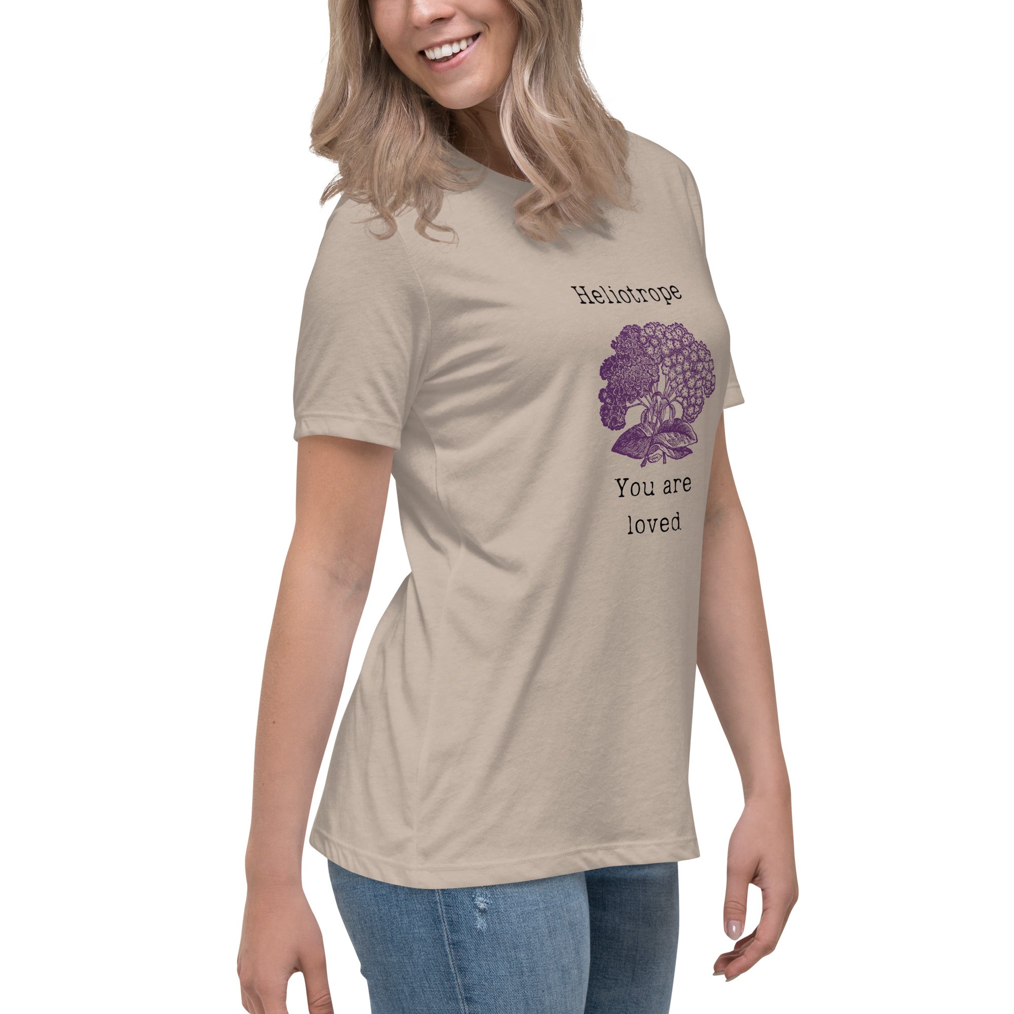 Victorian Language Heliotrope You are Loved Unisex t-shirt