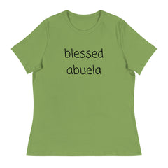 Blessed Abuela Women's Relaxed T-Shirt gift for abeula