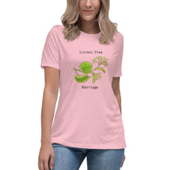 Victorian Flower Language Linden Tree Marriage Women's Relaxed T-Shirt
