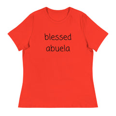 Blessed Abuela Women's Relaxed T-Shirt gift for abeula