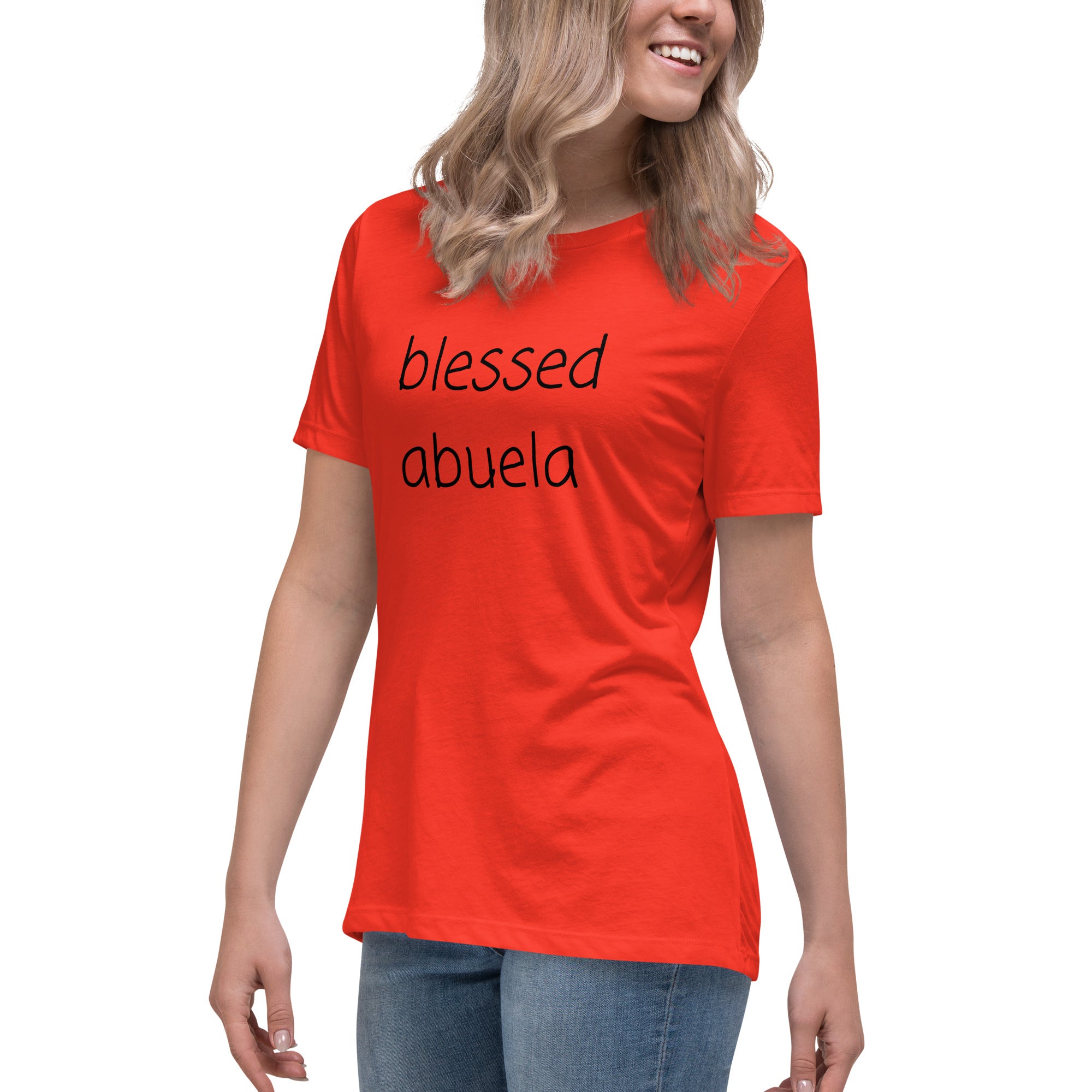 Blessed Abuela Women's Relaxed T-Shirt gift for abeula