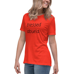 Blessed Abuela Women's Relaxed T-Shirt gift for abeula