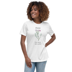 Victorian Flower Language Phlox Our Souls are United Women's Relaxed T-Shirt