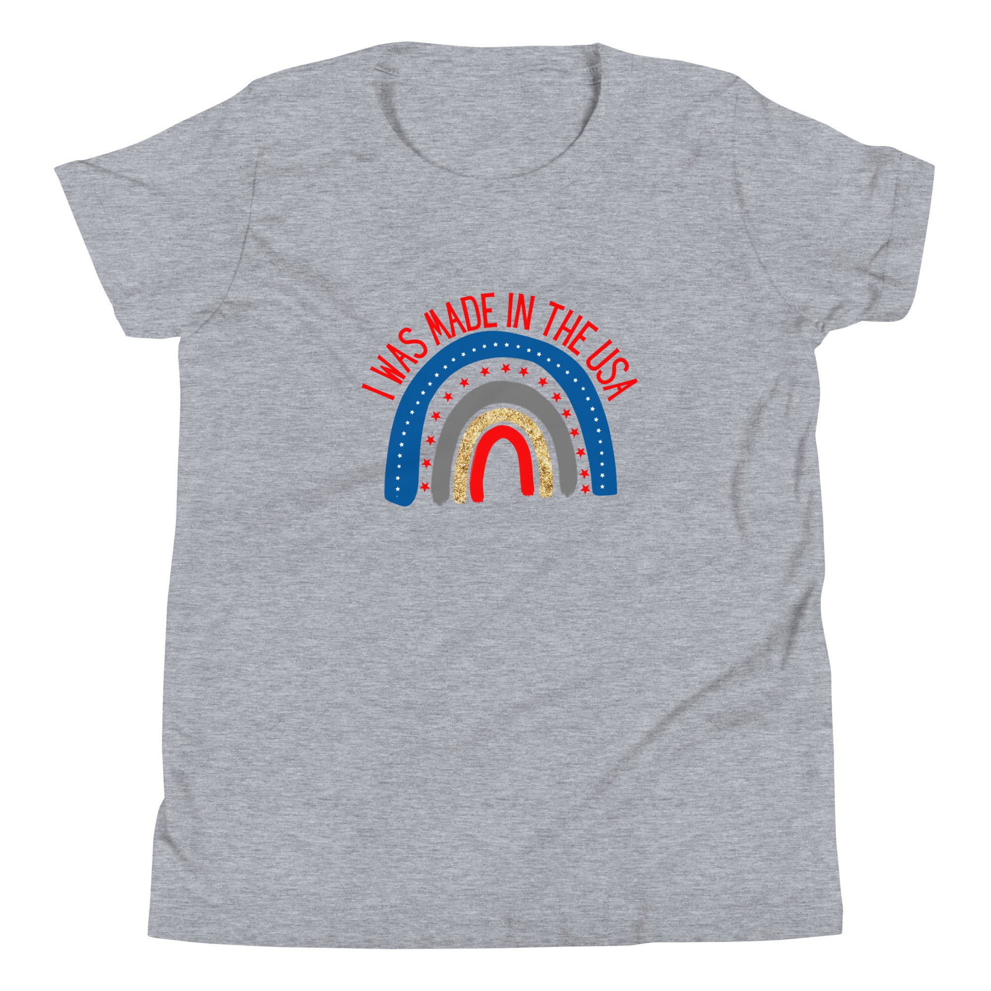 Made in America Youth Short Sleeve T-Shirt classic with crew neck tee