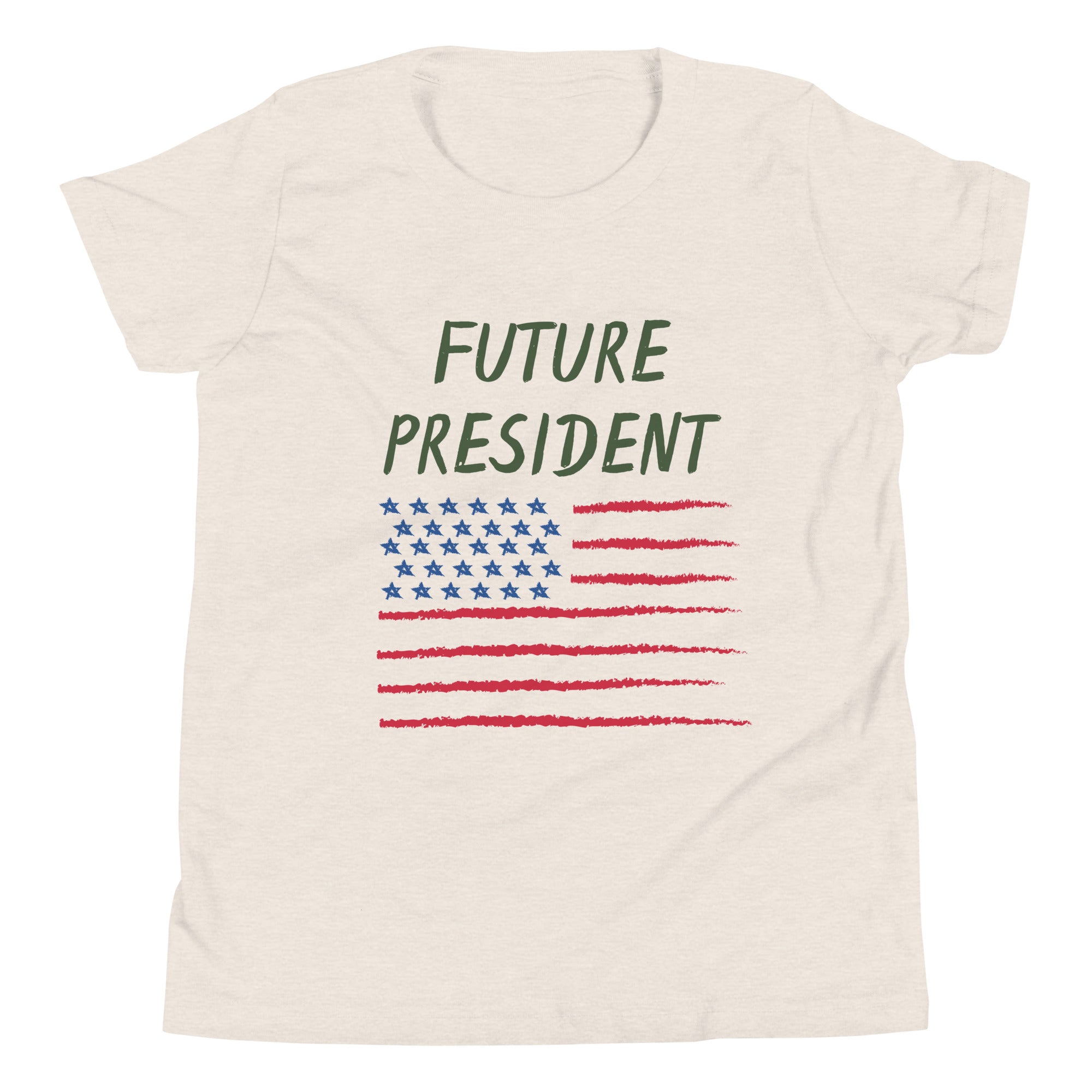 Patriotic Clothing Future President USA Flag Youth Short Sleeve T-Shirt