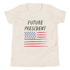 Patriotic Clothing Future President USA Flag Youth Short Sleeve T-Shirt