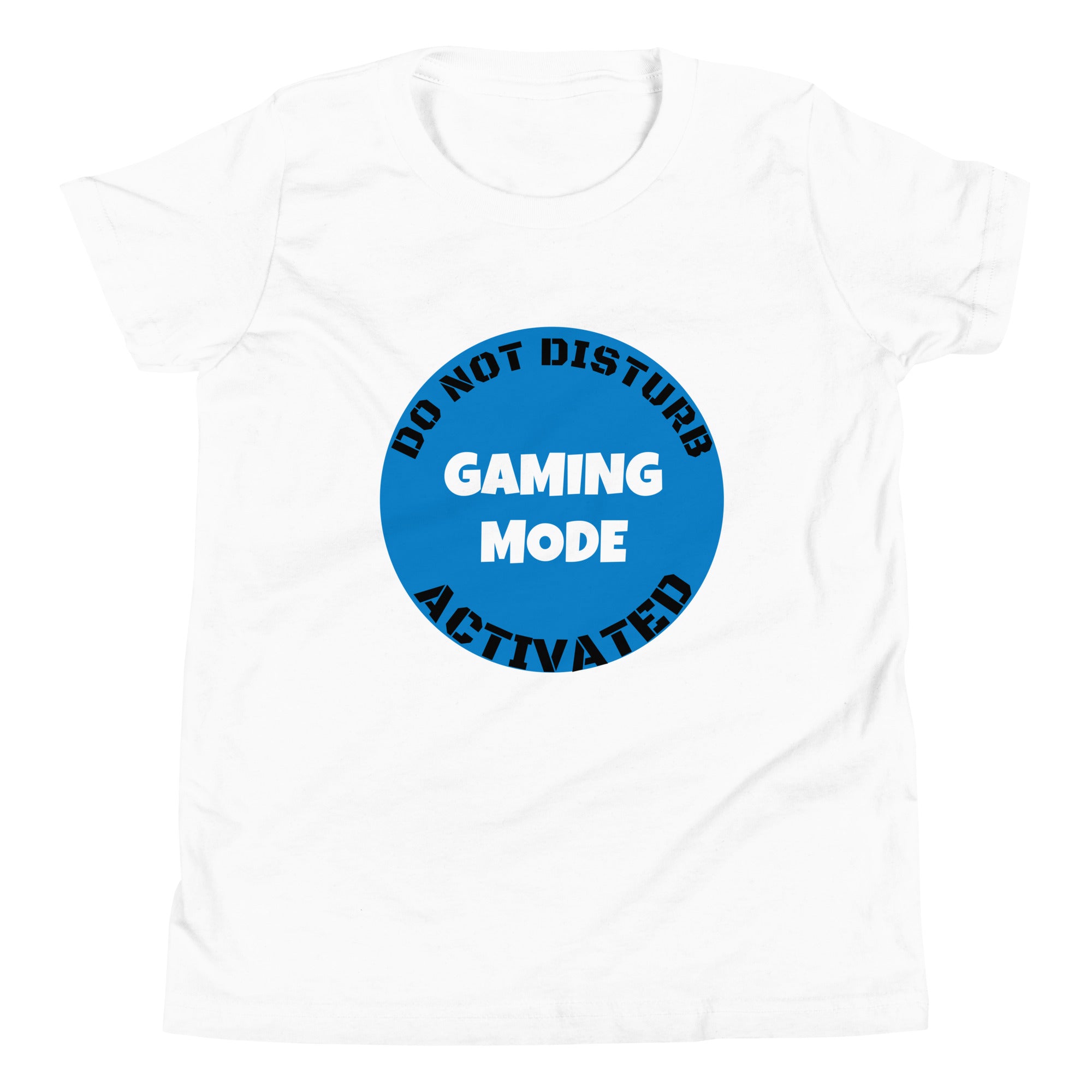 Do Not Distrub Gaming Mode Activated Short Sleeve Crew Neck Youth Short Sleeve T-Shirt