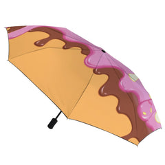 Melting Ice Cream Sprinkles Automatic Umbrella with Anti-UV Coating