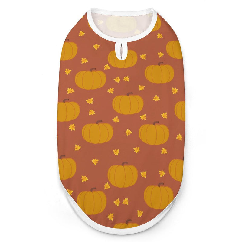 Pumpkin Spice Breathable Mesh Pet Tank Top Vest