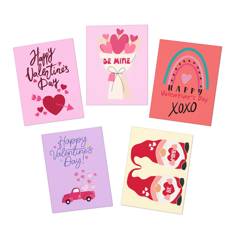 Valentine's Day Greeting Cards (5-Pack)