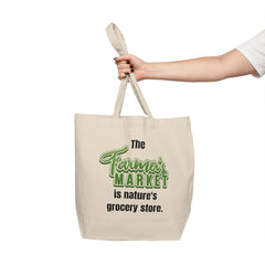 Farmers Market Shopping Tote Bag Market Bag or Vegetables Flowers Farm Stand