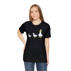 Funny Duck Duck Goose Unisex Short Sleeve Tee