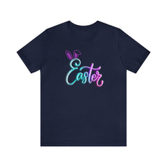 Easter Bunny Neon Balloon Unisex Jersey Short Sleeve Tee gift for Easter t-shirt