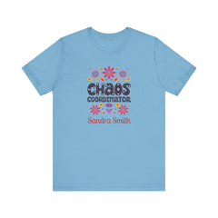 Personalized Custom Chaos Coordinator Unisex Jersey Short Sleeve Tee