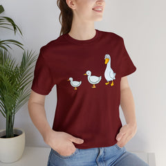 Funny Duck Duck Goose Unisex Short Sleeve Tee