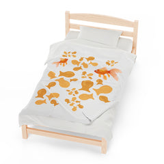 Velveteen Goldfish Plush Blanket